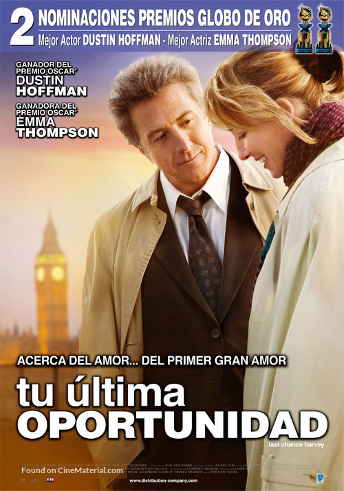 Last Chance Harvey - Argentinian Movie Poster