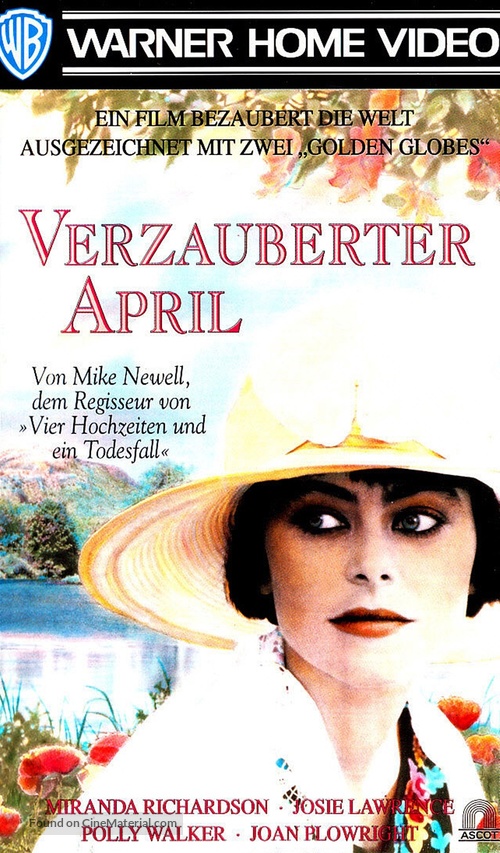 Enchanted April - German VHS movie cover