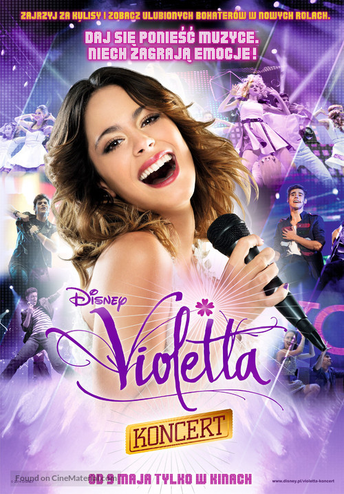 Violetta: La emoci&oacute;n del concierto - Polish Movie Poster