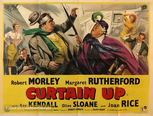 Curtain Up - British Movie Poster