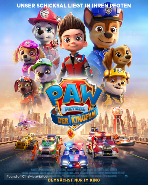 Paw Patrol: The Movie - German Movie Poster