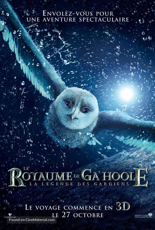 Legend of the Guardians: The Owls of Ga&#039;Hoole - French Movie Poster