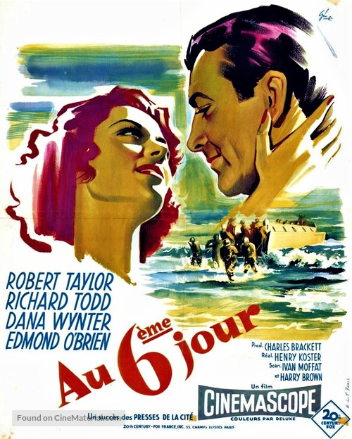 D-Day the Sixth of June - French Movie Poster