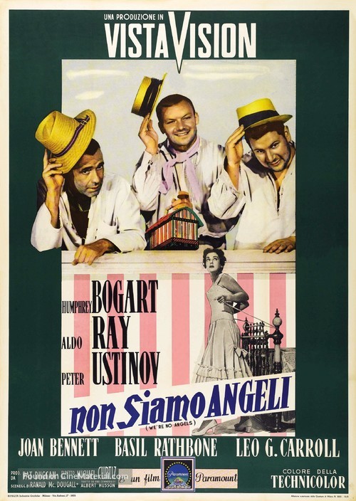 We&#039;re No Angels - Italian Movie Poster