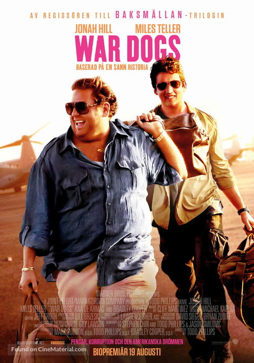 War Dogs - Swedish Movie Poster