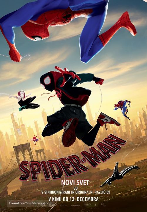 Spider-Man: Into the Spider-Verse - Slovenian Movie Poster