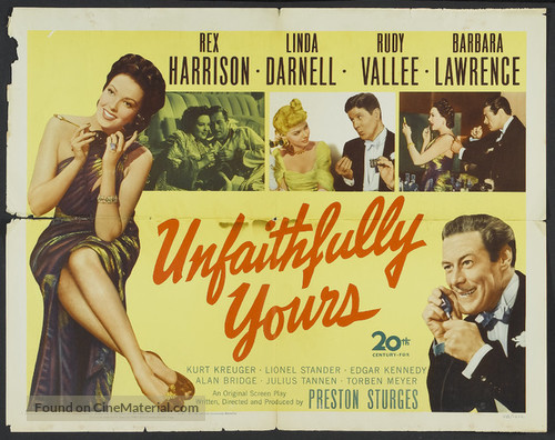 Unfaithfully Yours - Movie Poster
