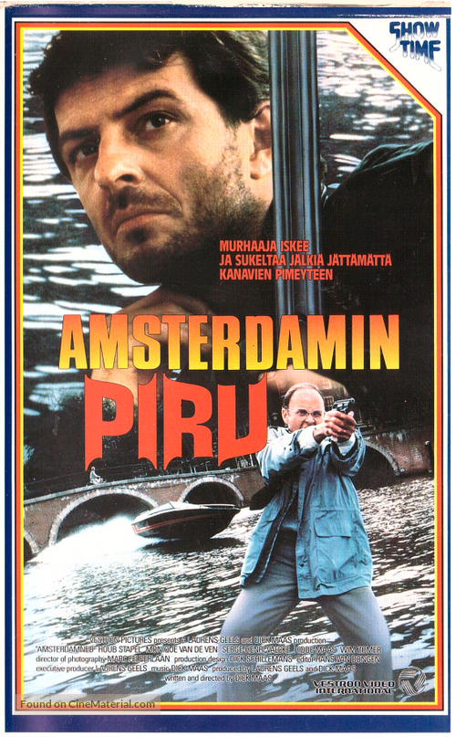 Amsterdamned - Finnish VHS movie cover