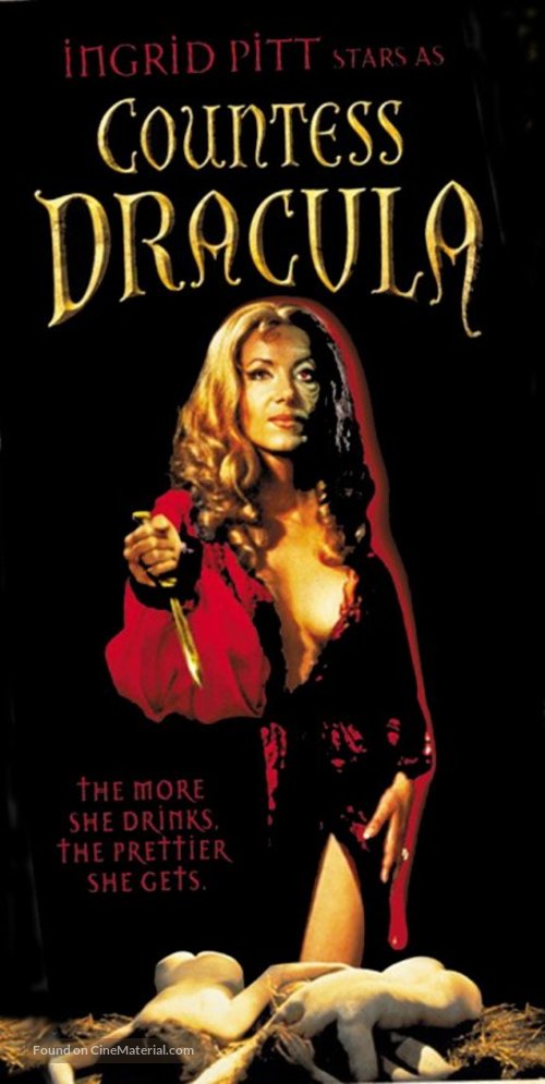 Countess Dracula - VHS movie cover