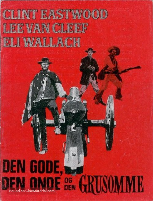 Il buono, il brutto, il cattivo - Danish DVD movie cover