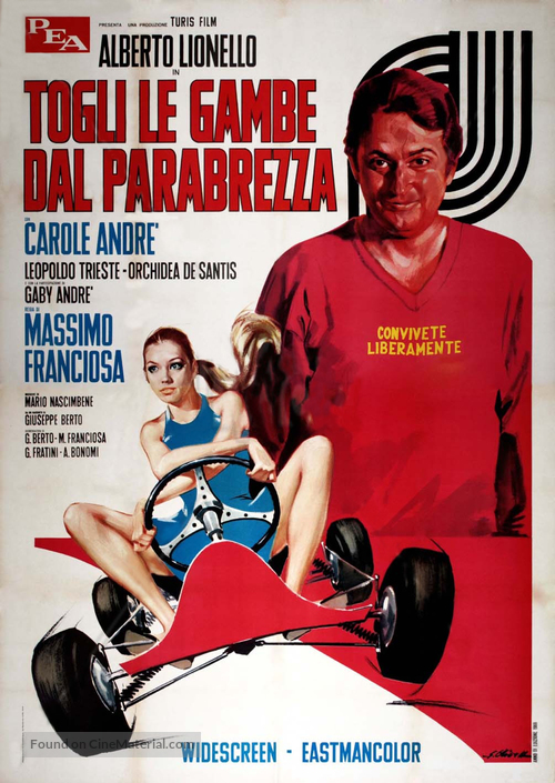 Togli le gambe dal parabrezza - Italian Movie Poster