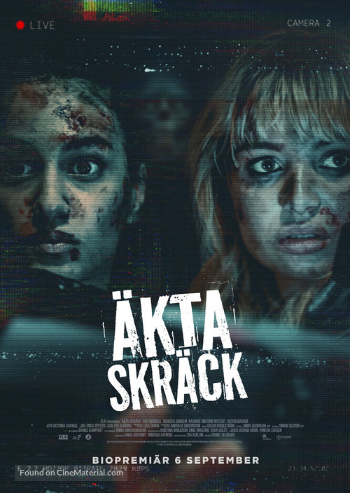 &Auml;kta skr&auml;ck - Swedish Movie Poster