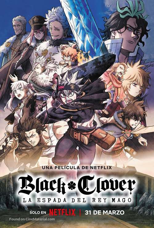 Black Clover: Sword of the Wizard King - Spanish Movie Poster