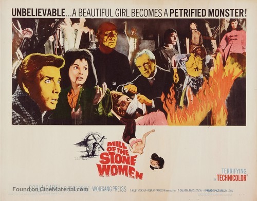 Il mulino delle donne di pietra - British Movie Poster