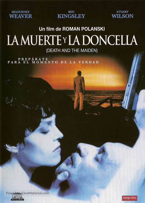 Death and the Maiden - Spanish DVD movie cover