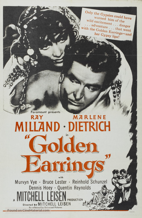 Golden Earrings - Movie Poster
