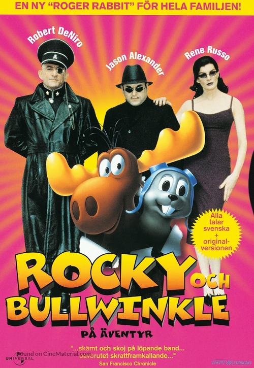 The Adventures of Rocky &amp; Bullwinkle - Swedish Movie Cover