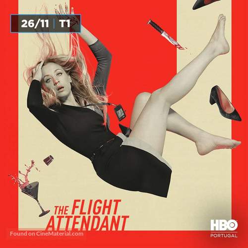 &quot;The Flight Attendant&quot; - Portuguese Movie Poster