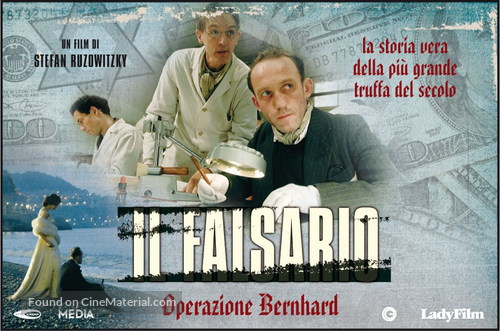 Die F&auml;lscher - Italian Movie Poster