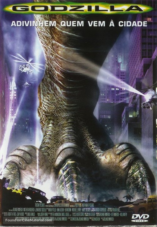 Godzilla - Portuguese DVD movie cover