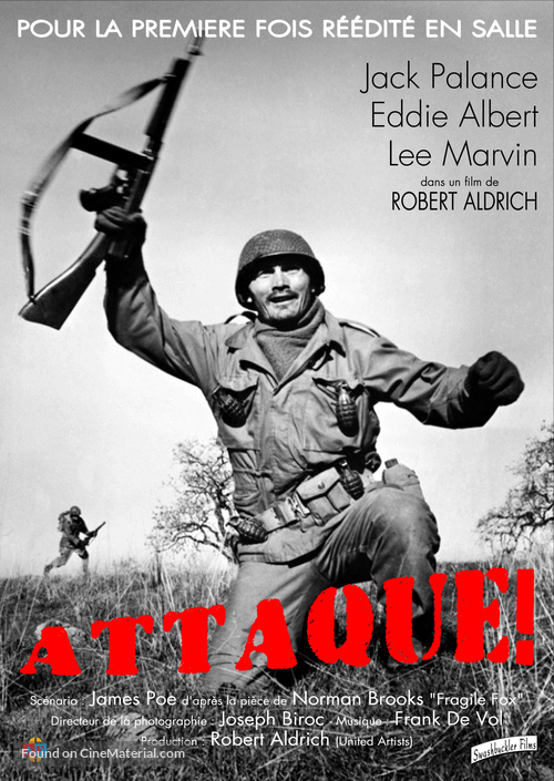 Attack - French Re-release movie poster