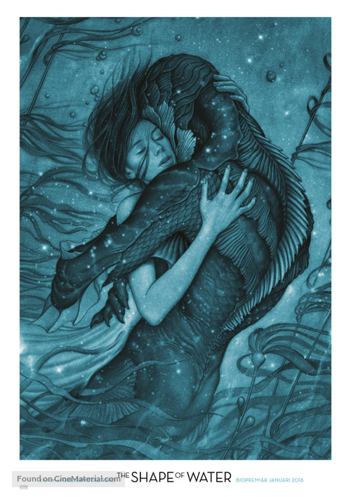 The Shape of Water - Swedish Movie Poster