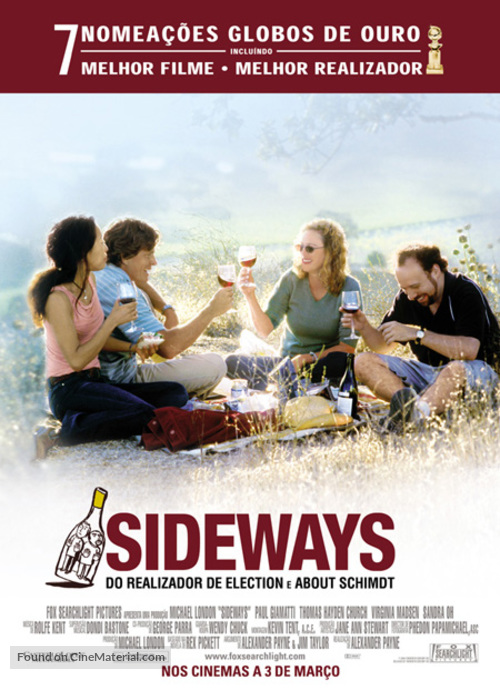 Sideways - Portuguese Movie Poster