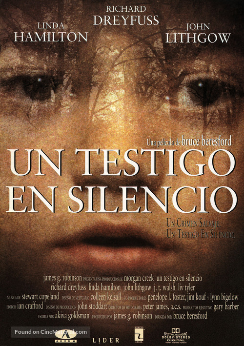 Silent Fall - Spanish Movie Poster