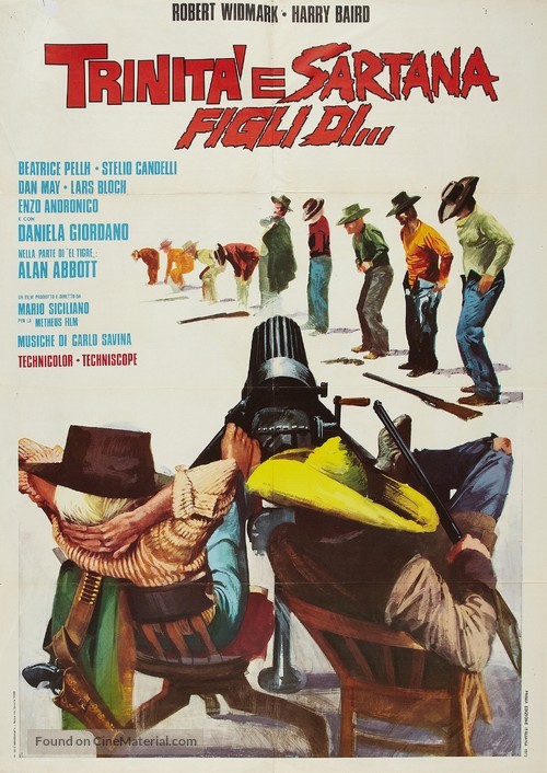 Trinit&agrave; e Sartana figli di... - Italian Movie Poster