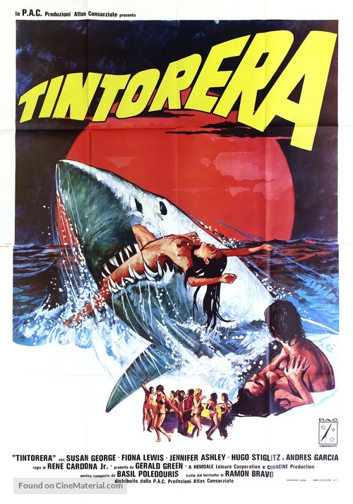 &iexcl;Tintorera! - Italian Movie Poster
