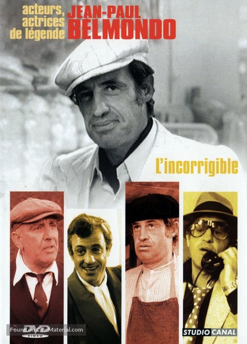 L&#039;incorrigible - French DVD movie cover