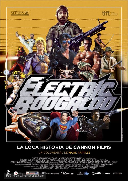 Electric Boogaloo: The Wild, Untold Story of Cannon Films - Spanish Movie Poster