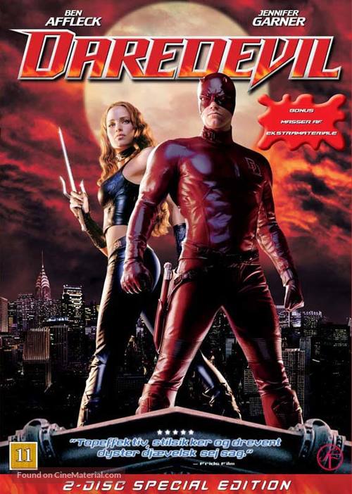 Daredevil - Danish DVD movie cover