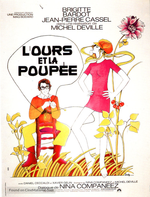 L&#039;ours et la poup&eacute;e - French Movie Poster