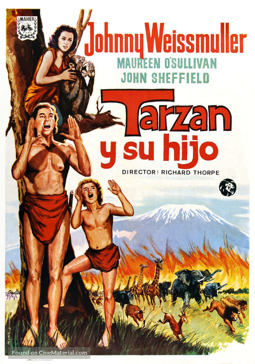 Tarzan Finds a Son! - Spanish Movie Poster