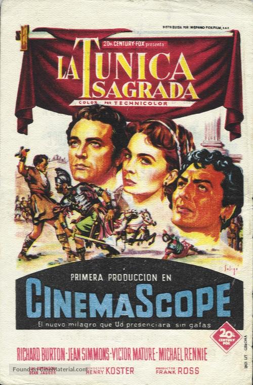 The Robe - Spanish Movie Poster