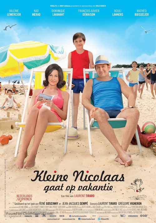 Les vacances du petit Nicolas - Dutch Movie Poster