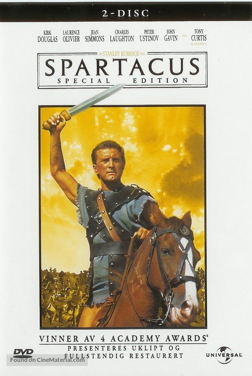 Spartacus - Norwegian Movie Cover