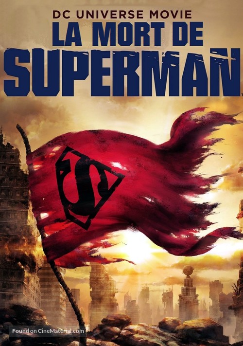 The Death of Superman - French DVD movie cover