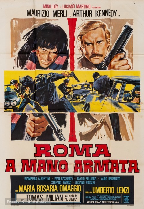 Roma a mano armata - Italian Movie Poster