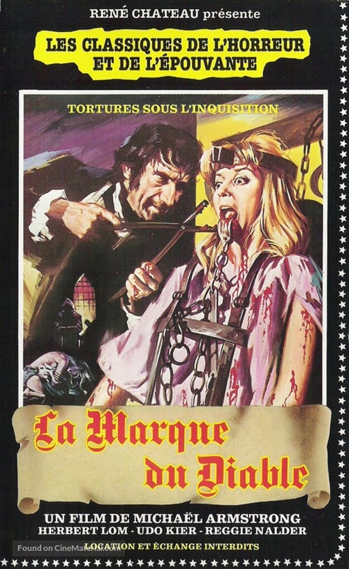 Hexen bis aufs Blut gequ&auml;lt - French VHS movie cover