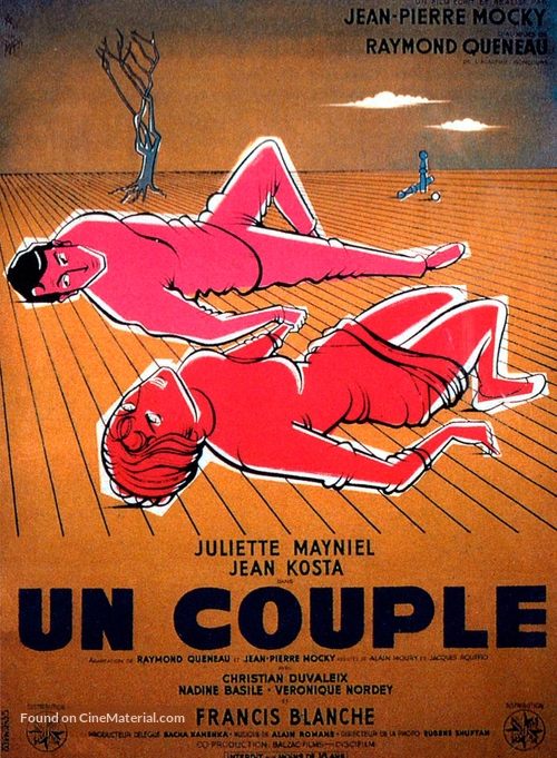 Un couple - French Movie Poster