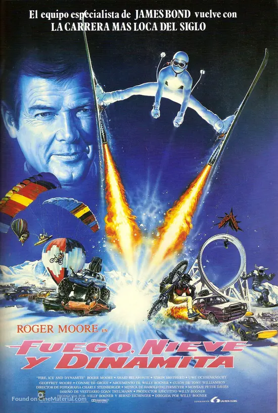 Fire And Ice 1986 Spanish Movie Poster Fire And Ice 1986 Spanish Movie Poster