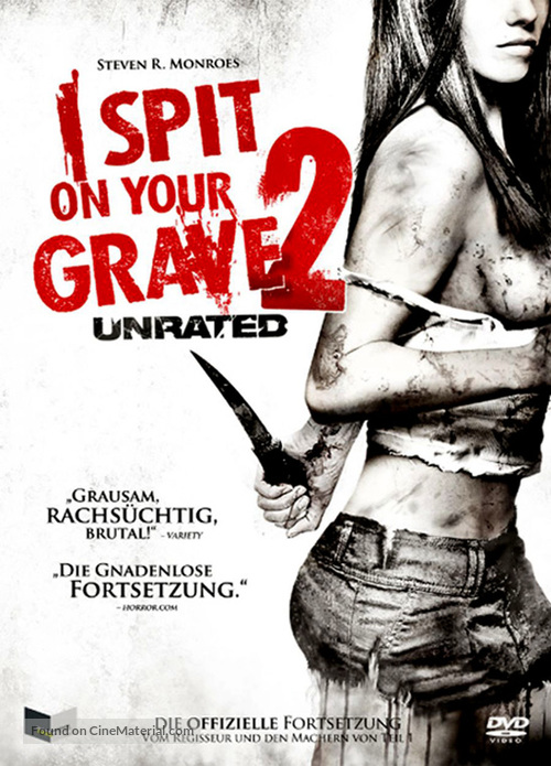 I Spit on Your Grave 2 - German DVD movie cover