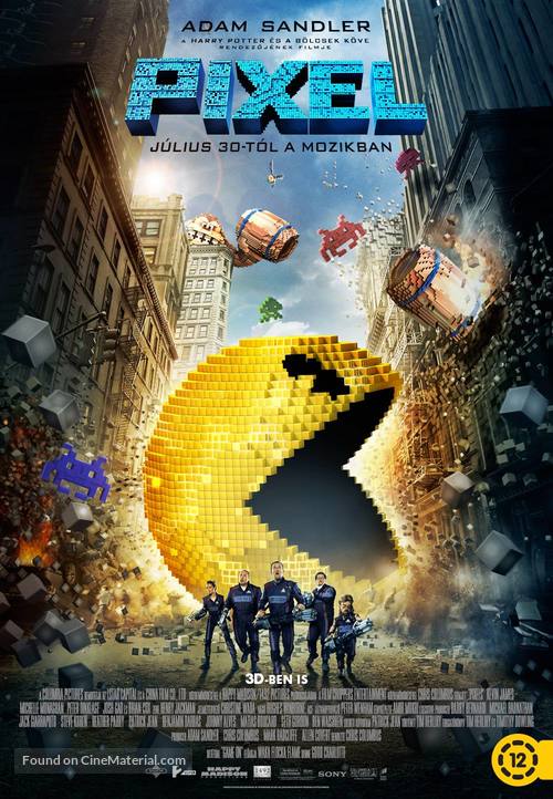 Pixels - Hungarian Movie Poster