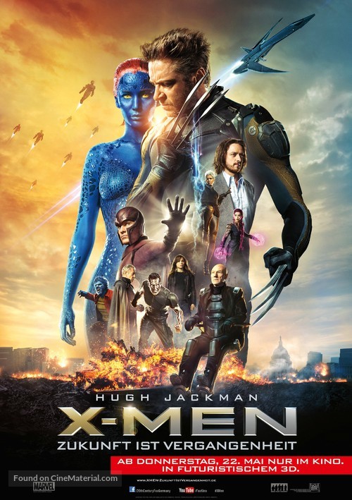 X-Men: Days of Future Past - German Movie Poster