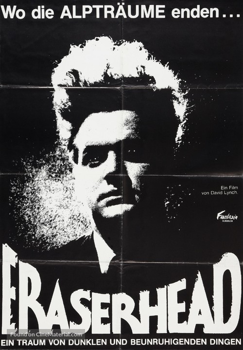 Eraserhead - German Movie Poster