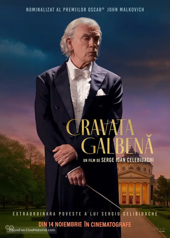 The Yellow Tie - Romanian Movie Poster