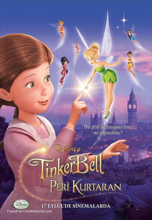 Tinker Bell and the Great Fairy Rescue - Turkish Movie Poster