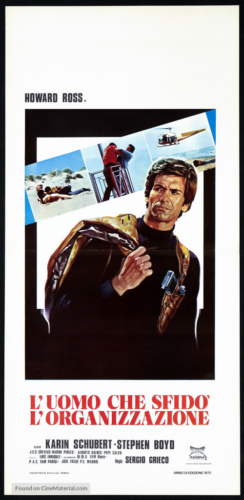 L&#039;uomo che sfid&ograve; l&#039;organizzazione - Italian Movie Poster